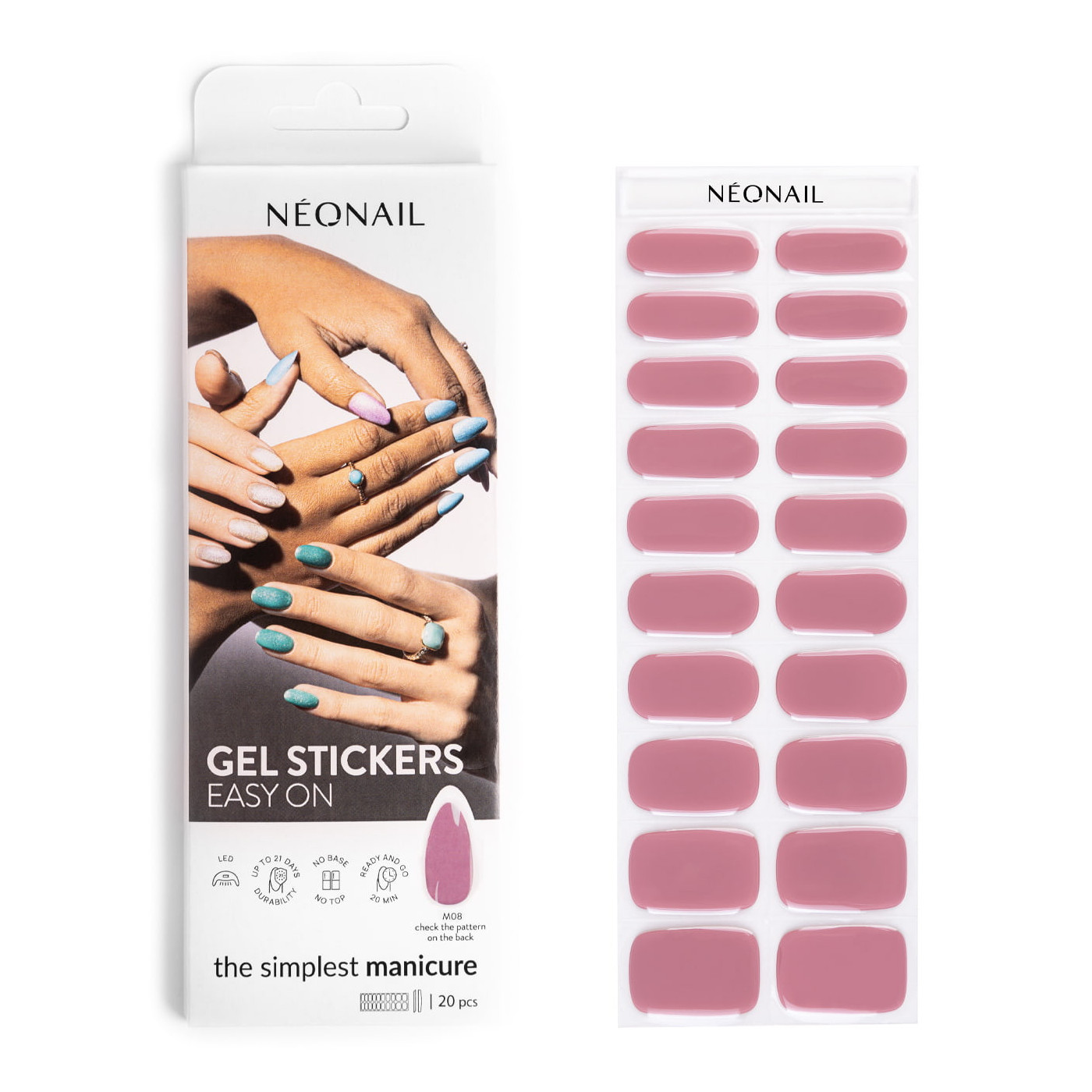 GEL STICKERS EASY ON M08 Rosa- kaufen GEL STICKERS EASY ON M08 Rosa- kaufen