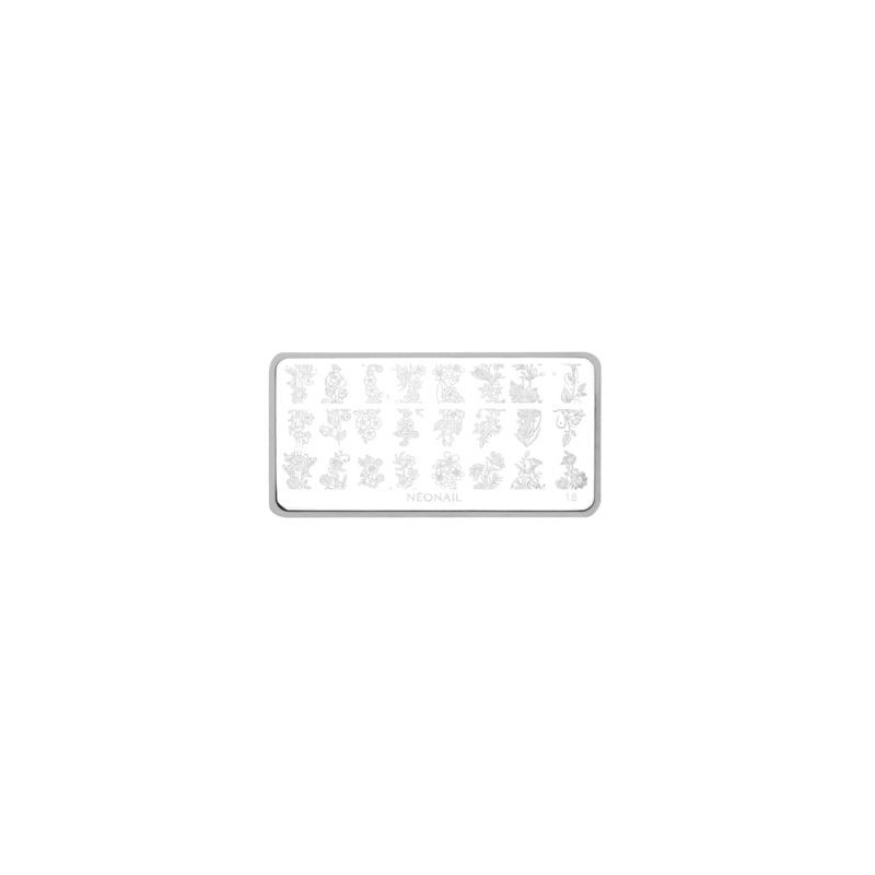 Stamping Platte 18 mit Blumenmustern kaufen Stamping Platte 18 mit Blumenmustern kaufen