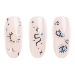 Nail Stickers Boho Silver Nail Stickers Boho Silver