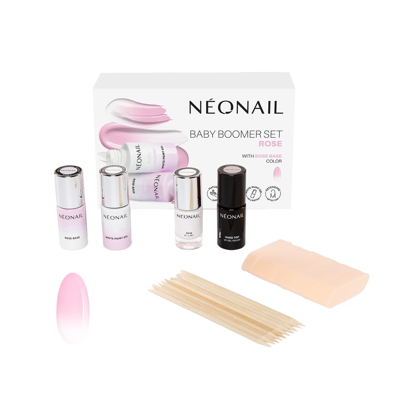 UV Nageldesign Baby Boomer Set ROSE kaufen