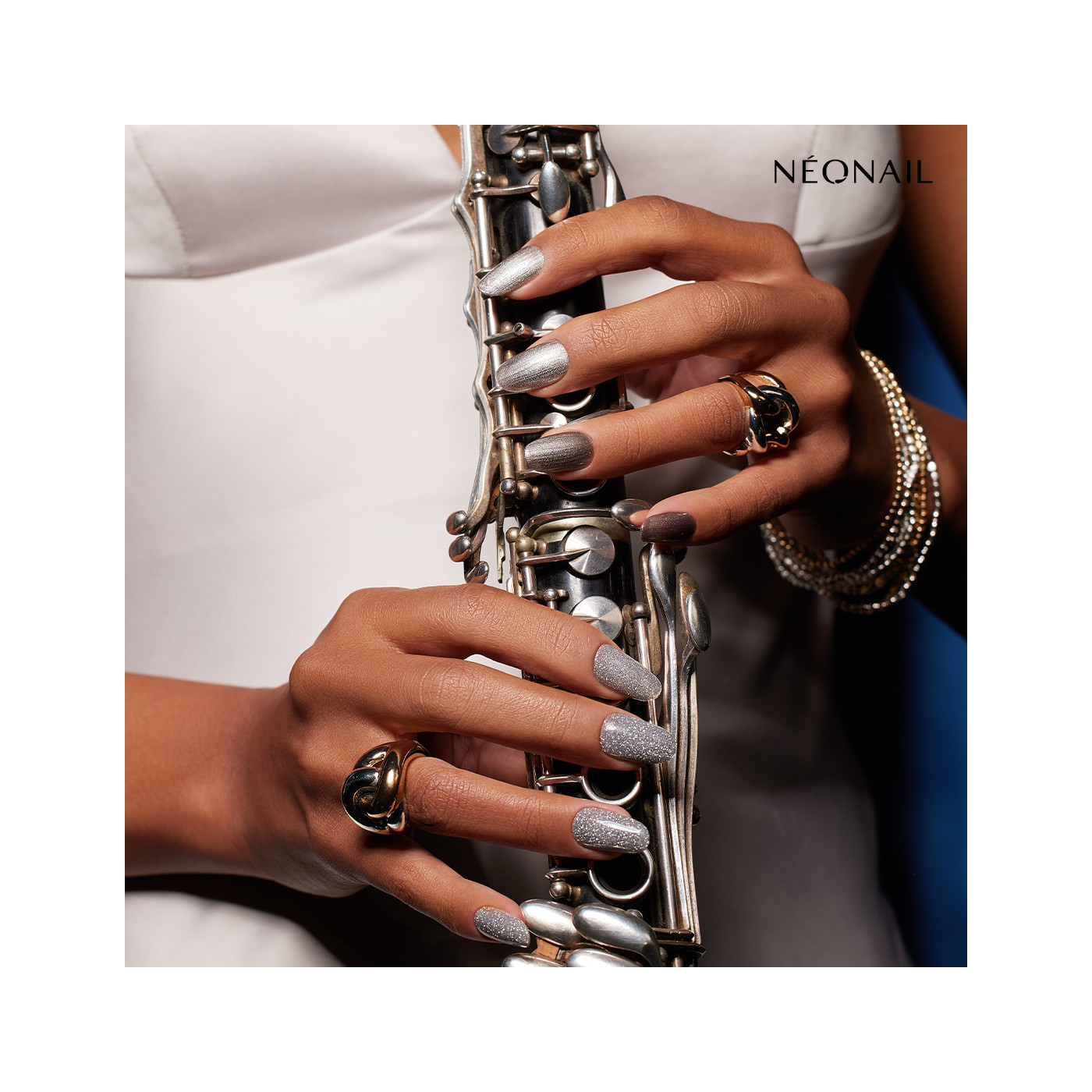 UV Nagellack 7,2 ml - Silver Sheen UV Nagellack 7,2 ml - Silver Sheen