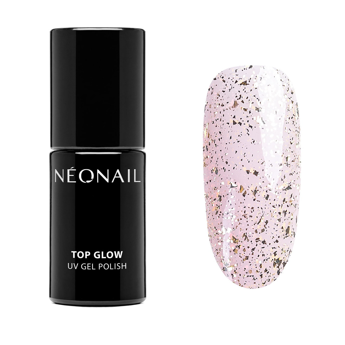 UV Nagellack Gold- Top Glow Gold Flakes kaufen