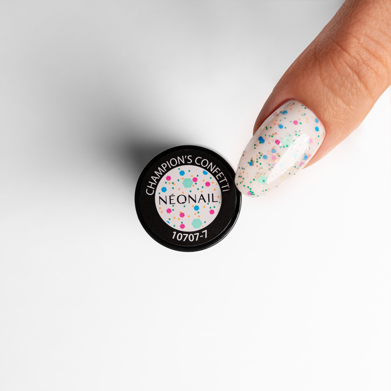 UV Nagellack 7,2 ml - Champion's Confetti UV Nagellack 7,2 ml - Champion's Confetti