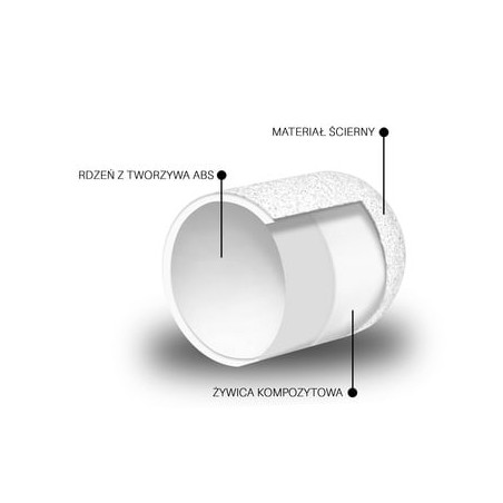 Runde Schleifkappe ABS White 13 mm 150 kaufen