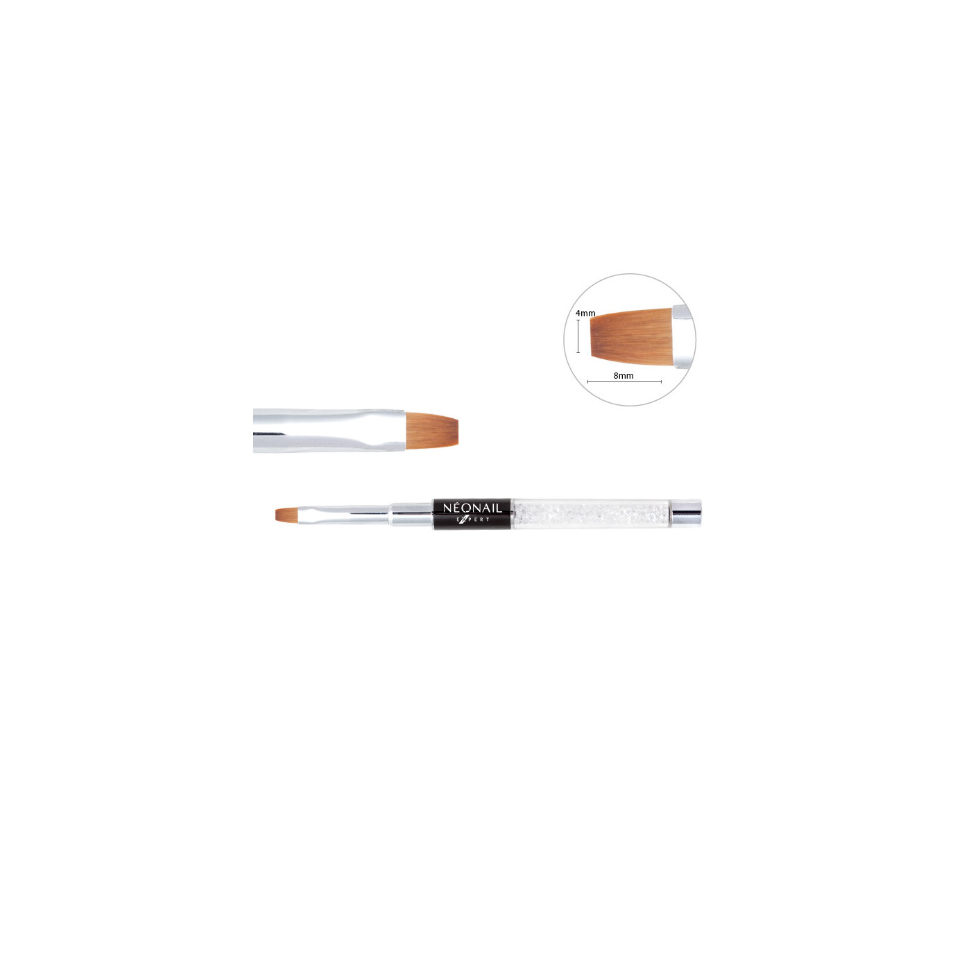 Gelpinsel NN Expert - Gel Brush Flat 04