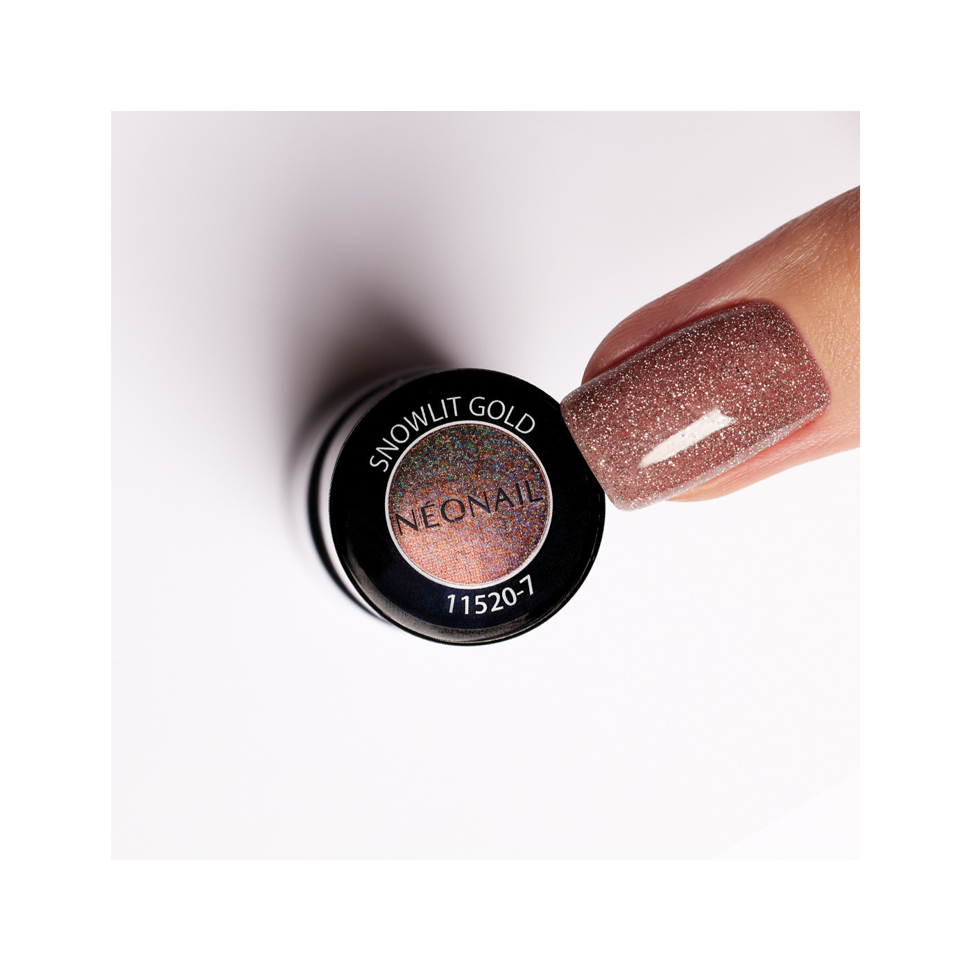 UV Nagellack 7,2 ml - Snowlit Gold