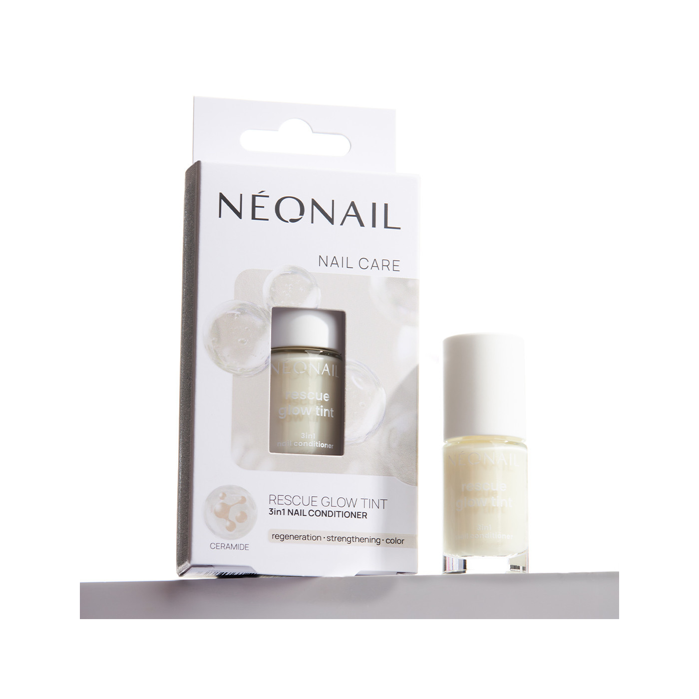 Rescue Glow Tint 3in1 Nail Conditioner Milky White Rescue Glow Tint 3in1 Nail Conditioner Milky White