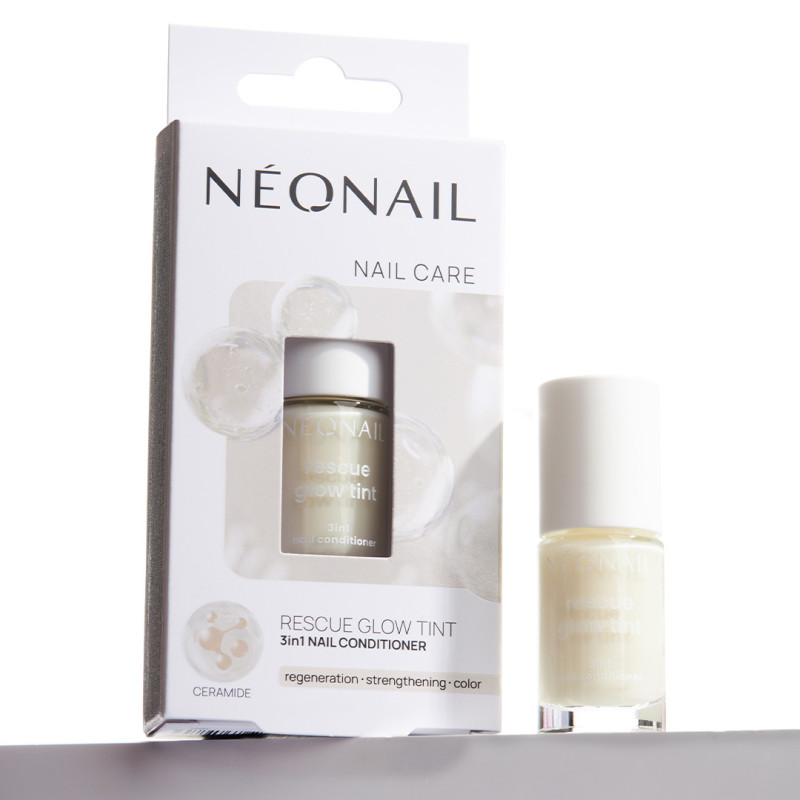 Rescue Glow Tint 3in1 Nail Conditioner Milky White Rescue Glow Tint 3in1 Nail Conditioner Milky White