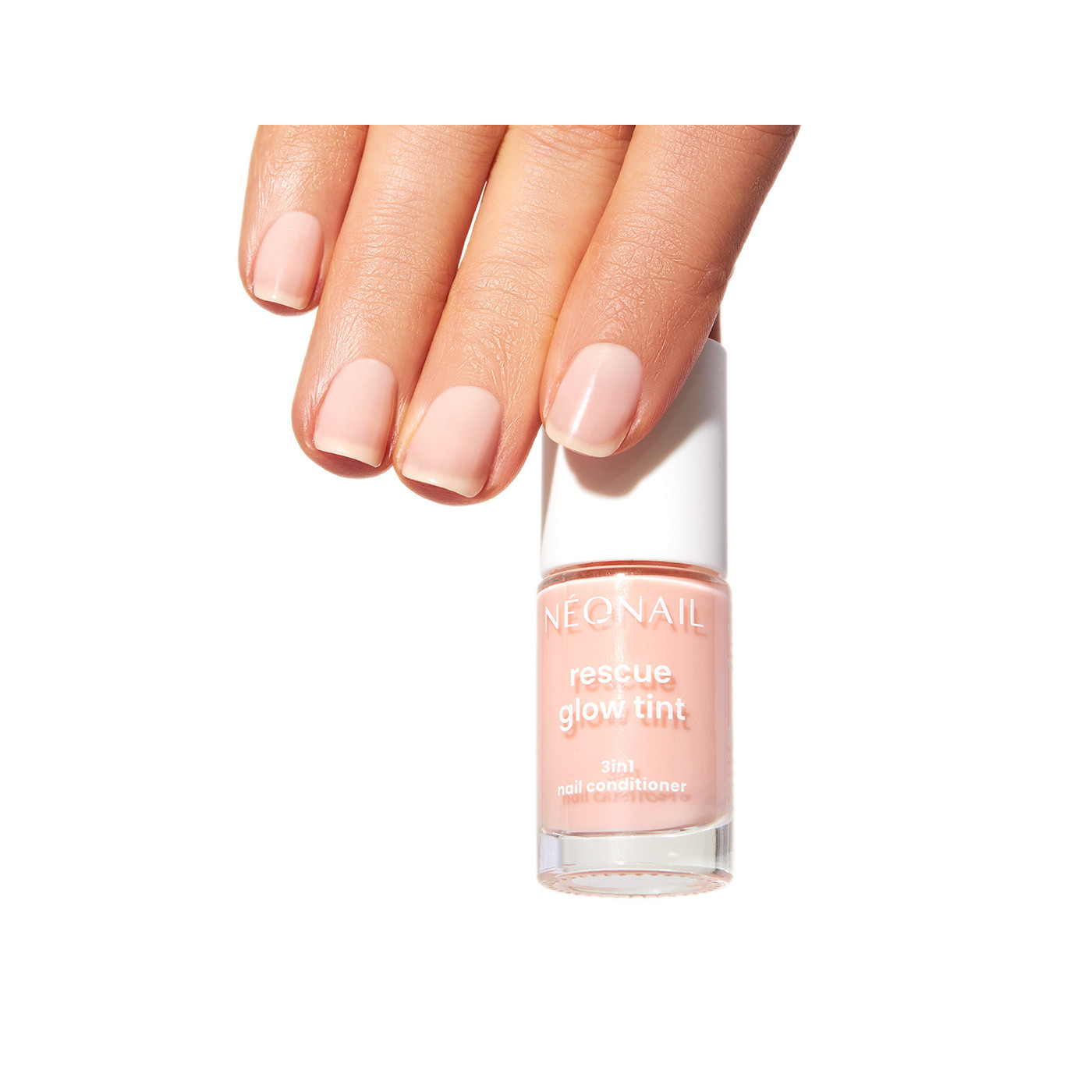 Rescue Glow Tint 3in1 Nail Conditioner Peachy Peach