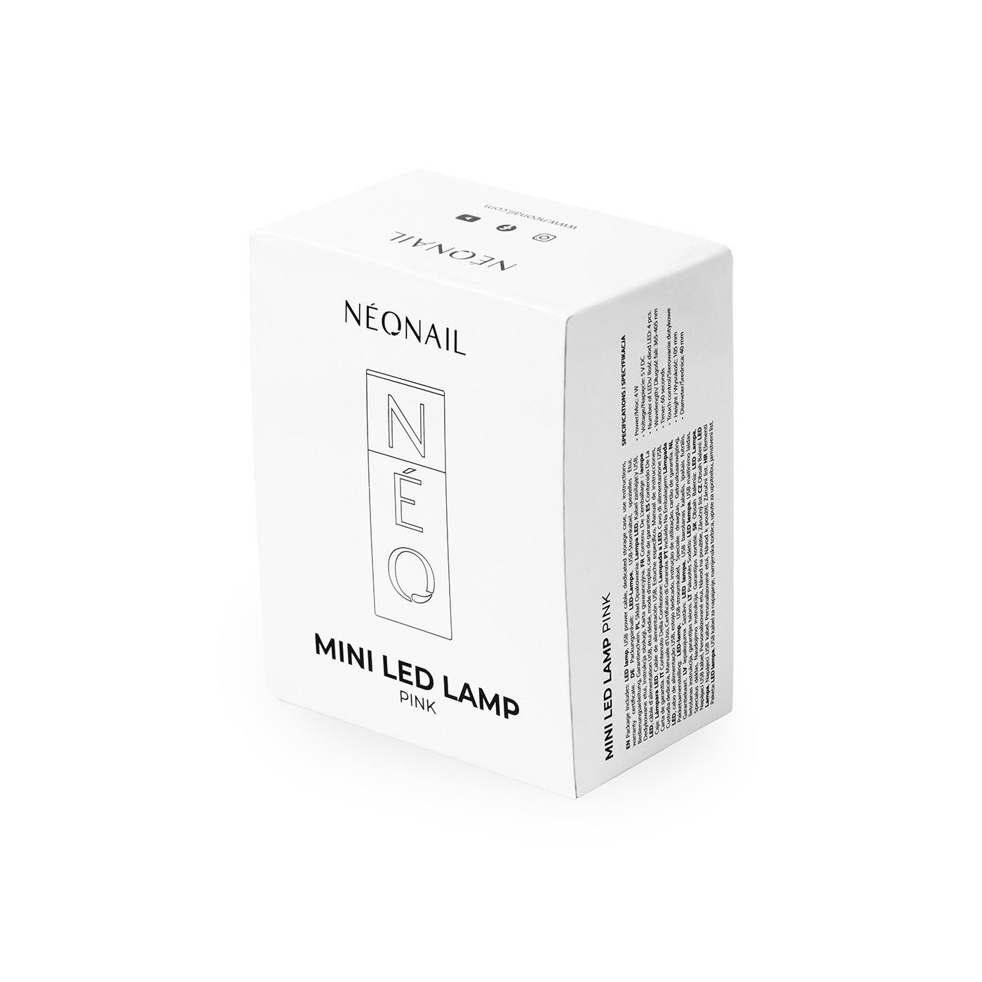 Mini LED Tube Lamp - Pink Mini LED Tube Lamp - Pink