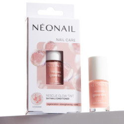 Rescue Glow Tint 3in1 Nail Conditioner Peachy Peach