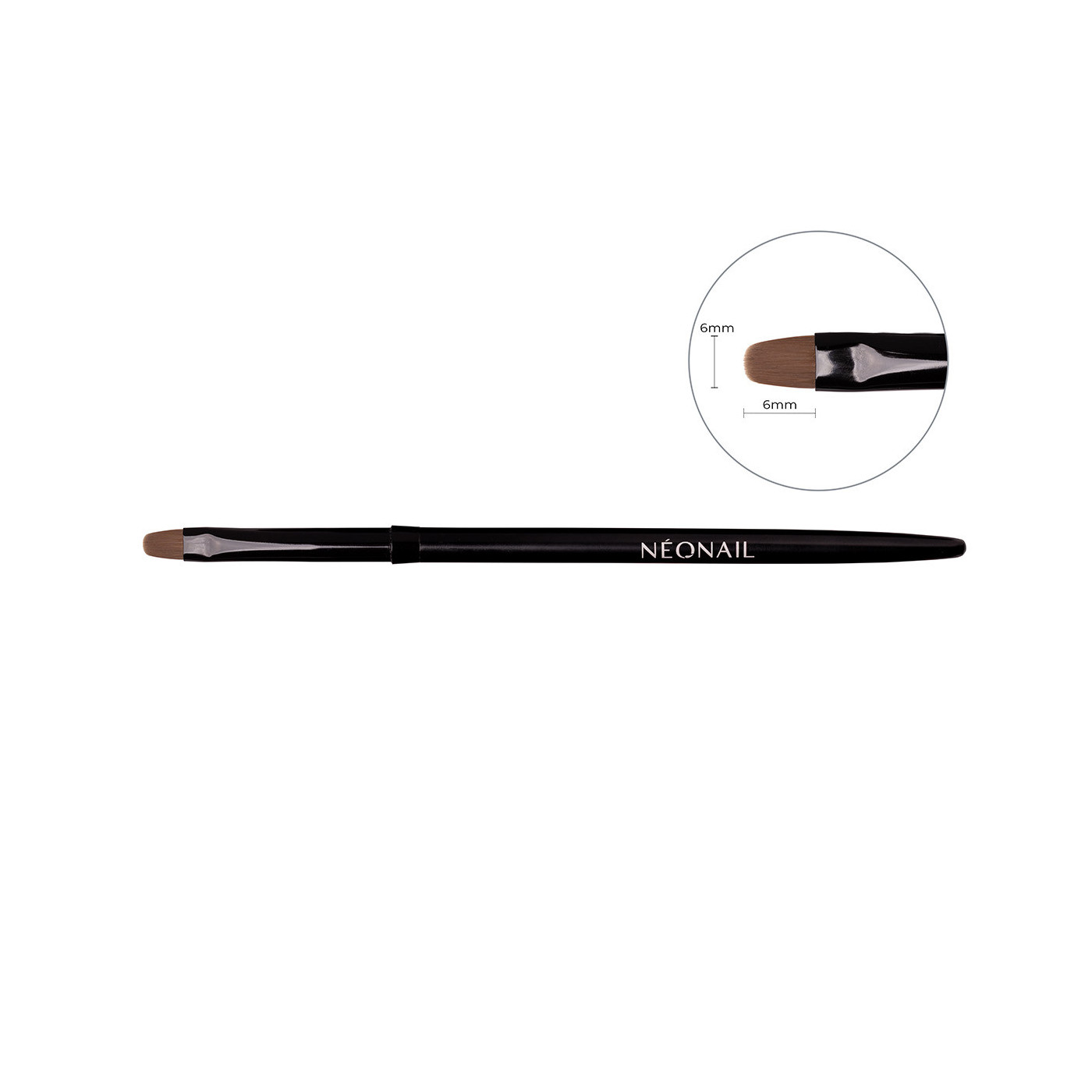 Nail art brush 03 - Oval 6 mm kaufen
