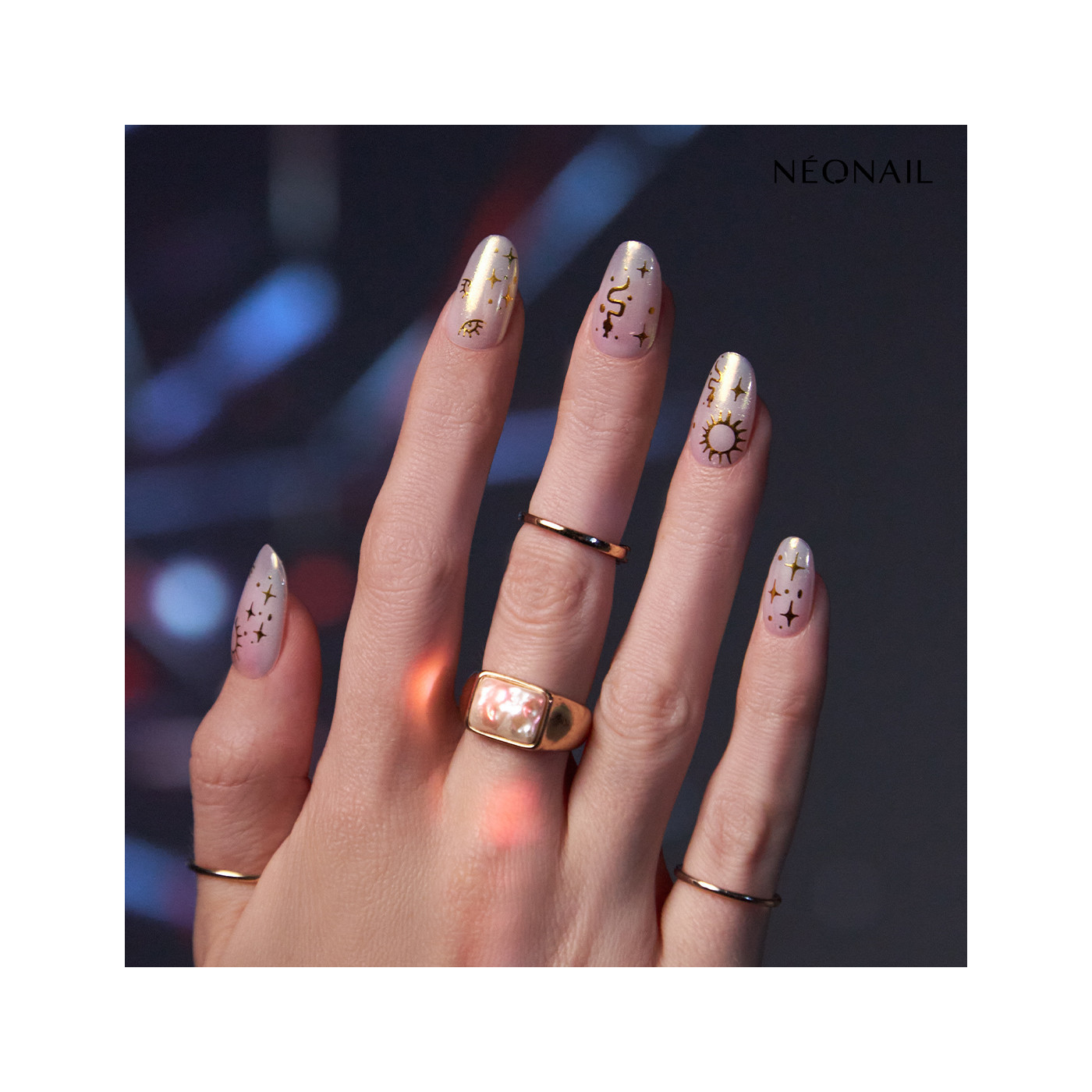 Nail Stickers Boho Gold Nail Stickers Boho Gold