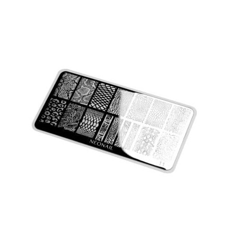 Stempelschablone f&uuml;r Nageldesign 11 mit Tiermustern im Safari Look kaufen