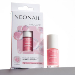 Rescue Glow Tint 3in1 Nail Conditioner Glitter Rose