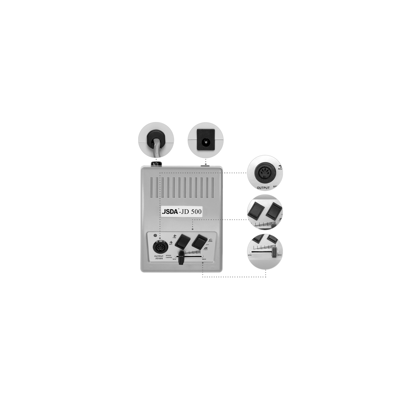 Nagelfräser JSDA Nail Drill JD 500 Silver kaufen Nagelfräser JSDA Nail Drill JD 500 Silver kaufen