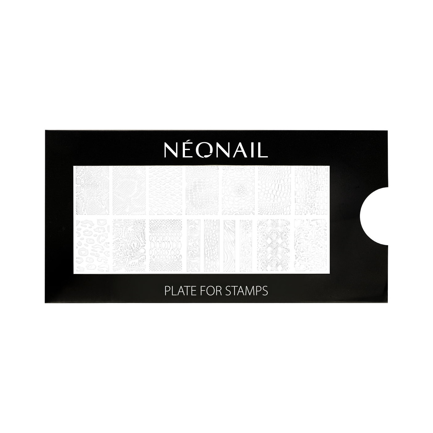 Stempelschablone f&uuml;r Nageldesign 11 mit Tiermustern im Safari Look kaufen