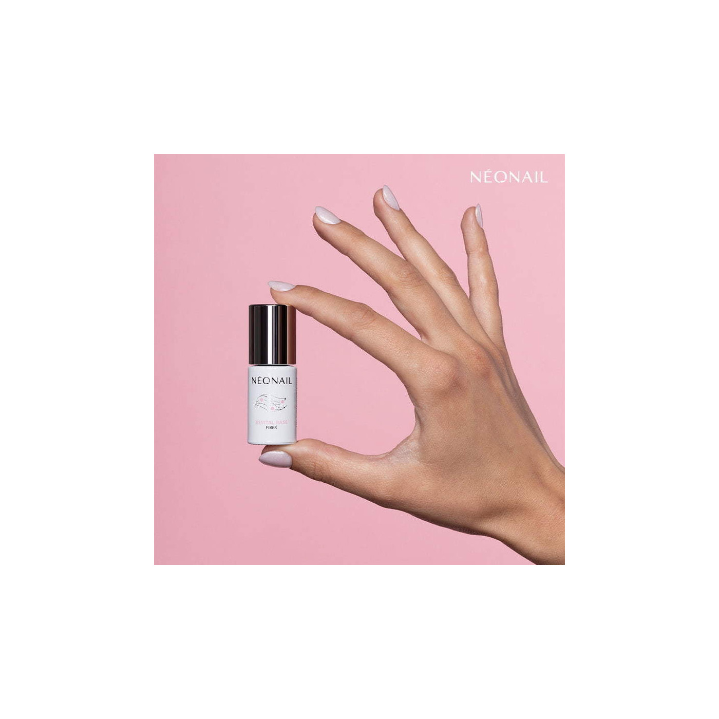 UV Nagellack 7,2 ml - Revital Base Fiber Shiny Queen