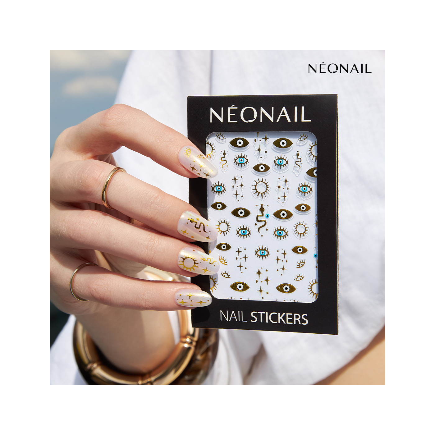 Nail Stickers Boho Gold