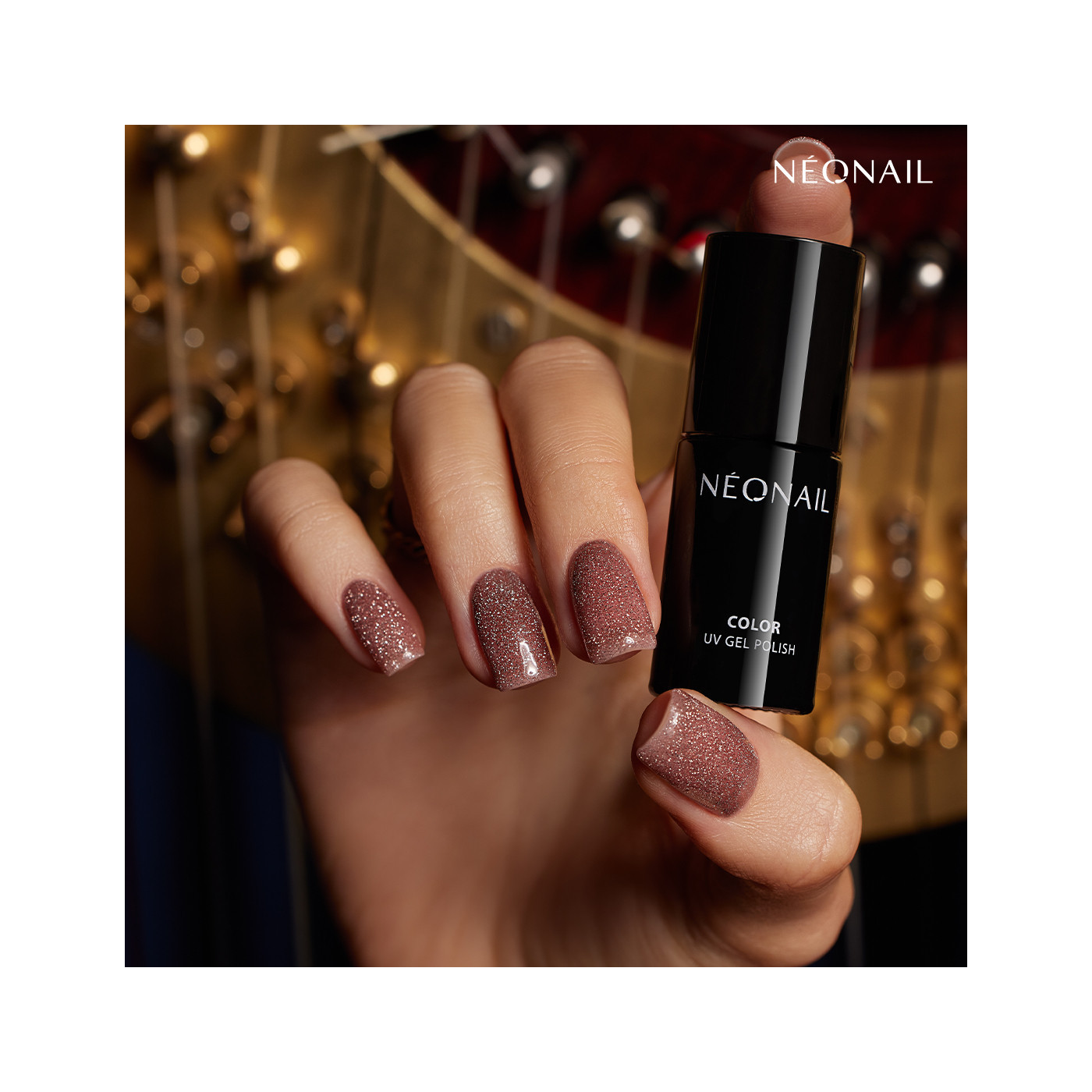 UV Nagellack 7,2 ml - Snowlit Gold