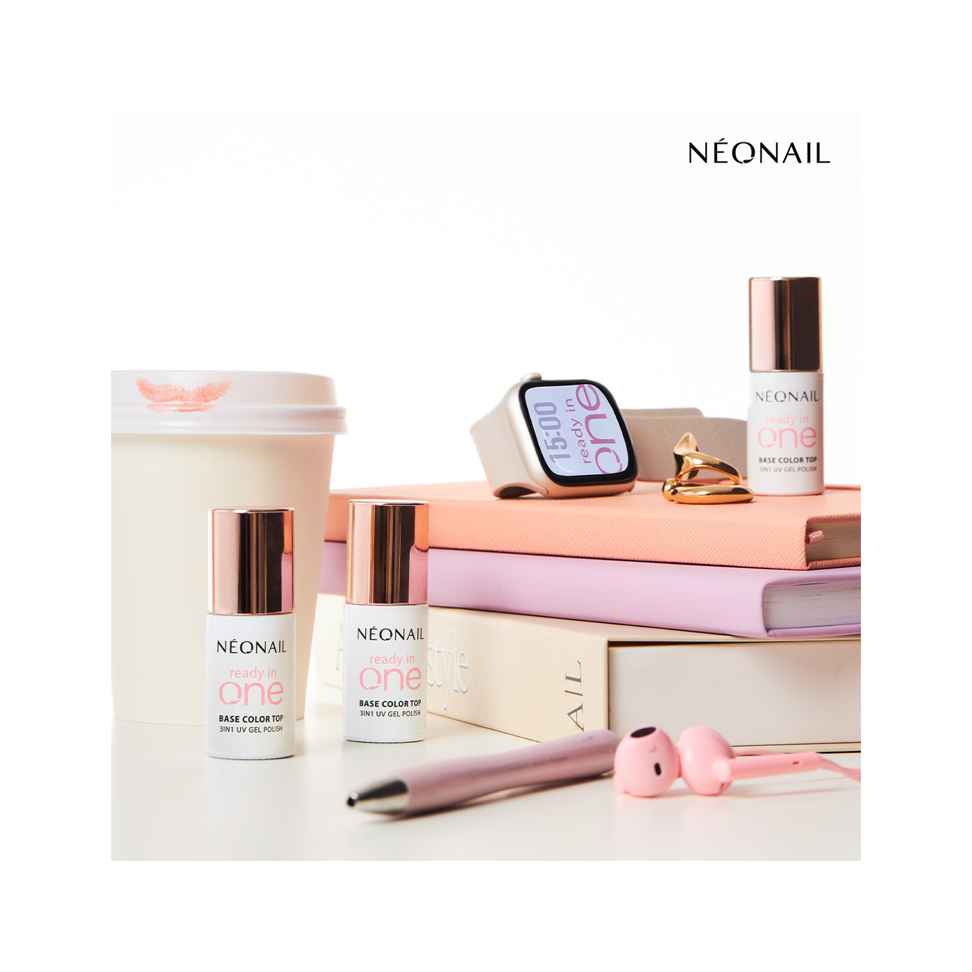 UV Nagellack 7,2 ml - READY IN ONE - One Pink Spark 10