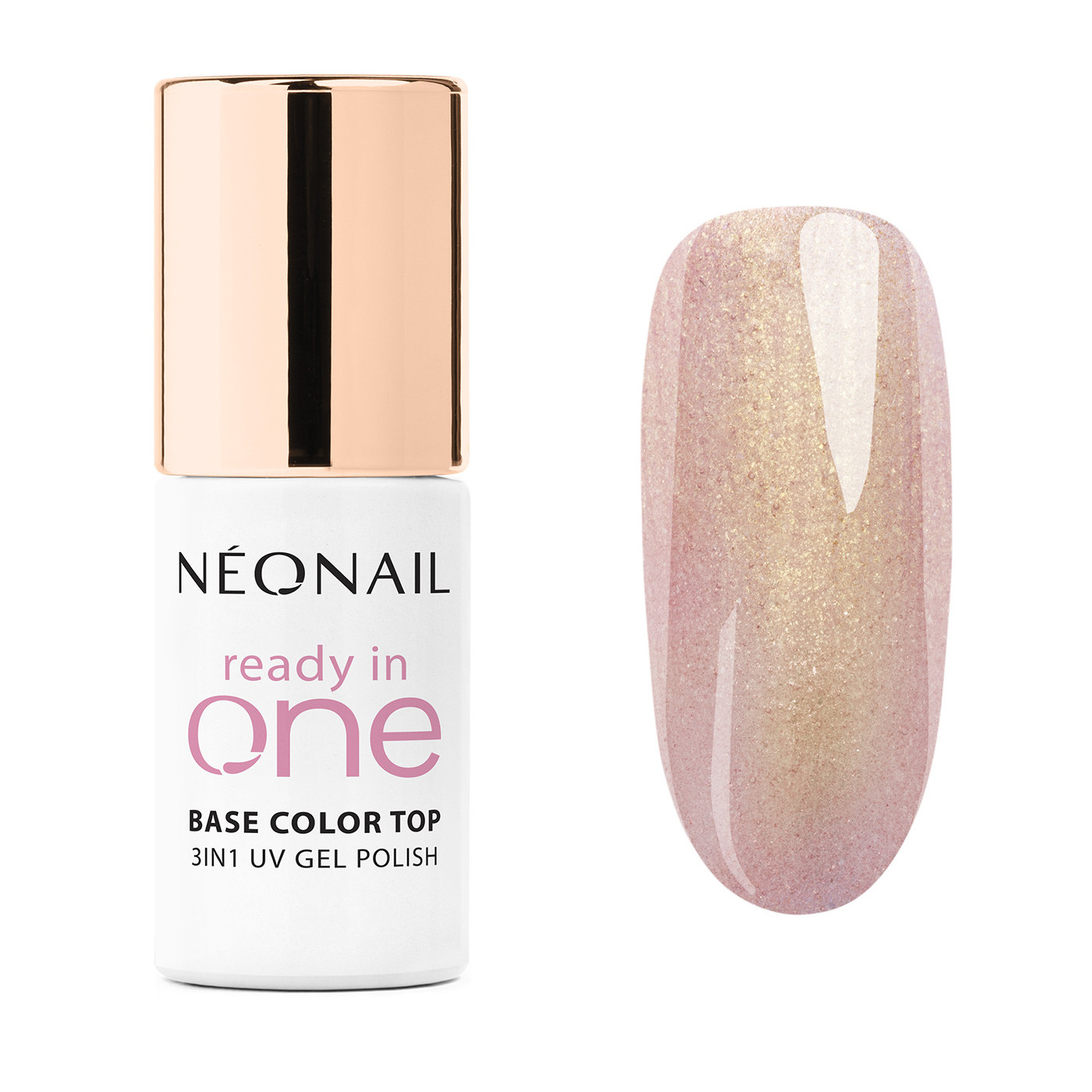 UV Nagellack 7,2 ml - READY IN ONE - One Rose Glow 01