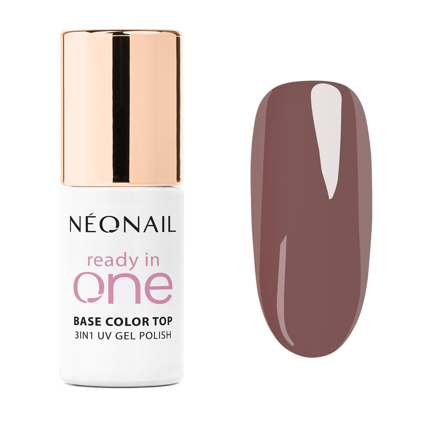 UV Nagellack 7,2 ml - READY IN ONE - One Mocha Brown 07