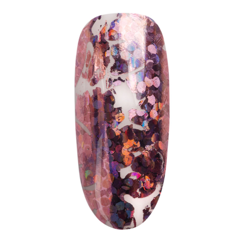 Transferfolie - 22 Pink Holo Dots Transferfolie - 22 Pink Holo Dots