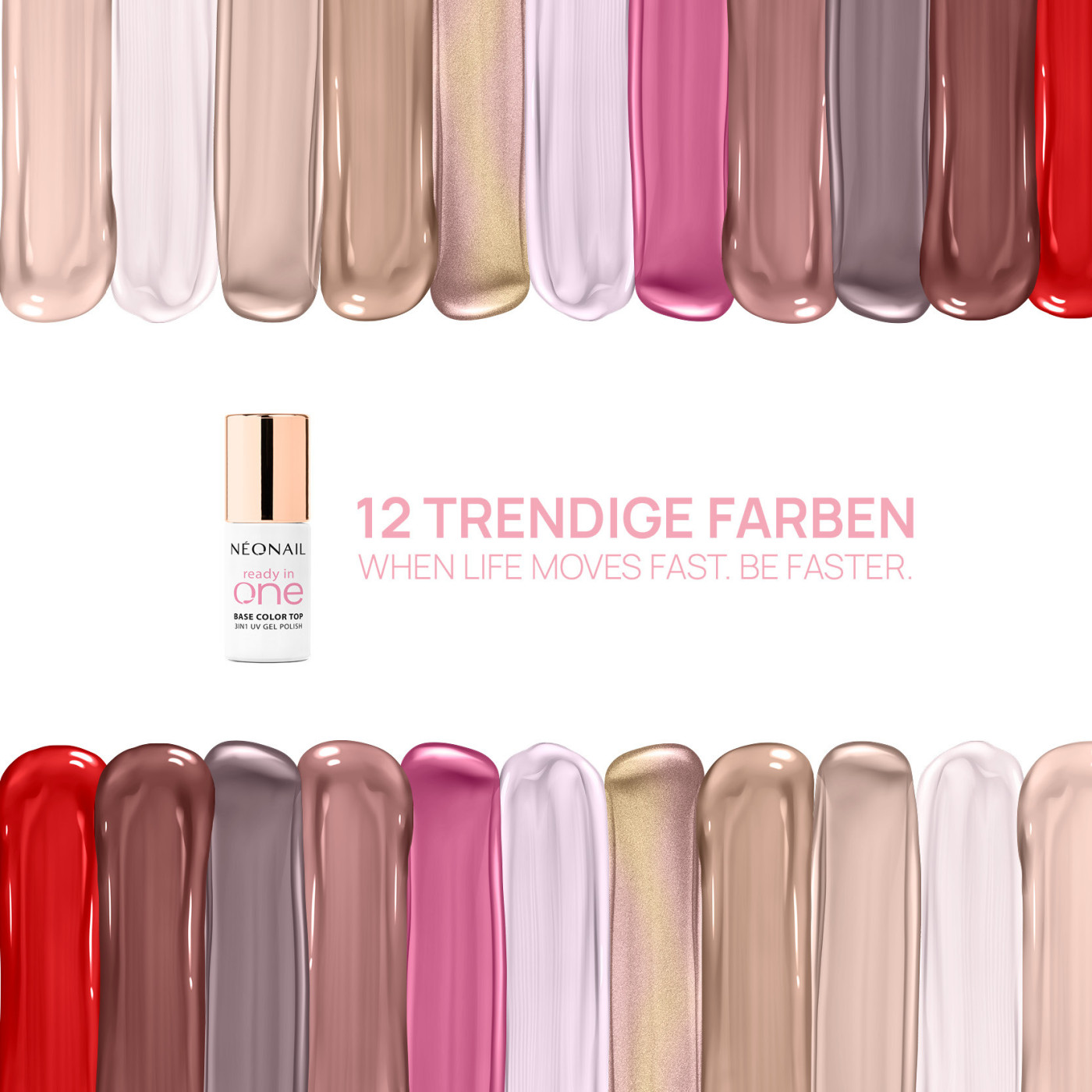 UV Nagellack 7,2 ml - READY IN ONE - One Berry Red 12 UV Nagellack 7,2 ml - READY IN ONE - One Berry Red 12