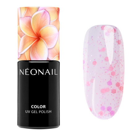 UV Nagellack 7,2 ml - Bloom Confetti Milky