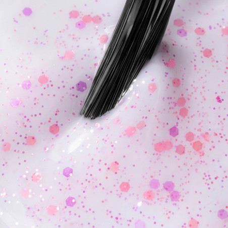 UV Nagellack 7,2 ml - Bloom Confetti Milky