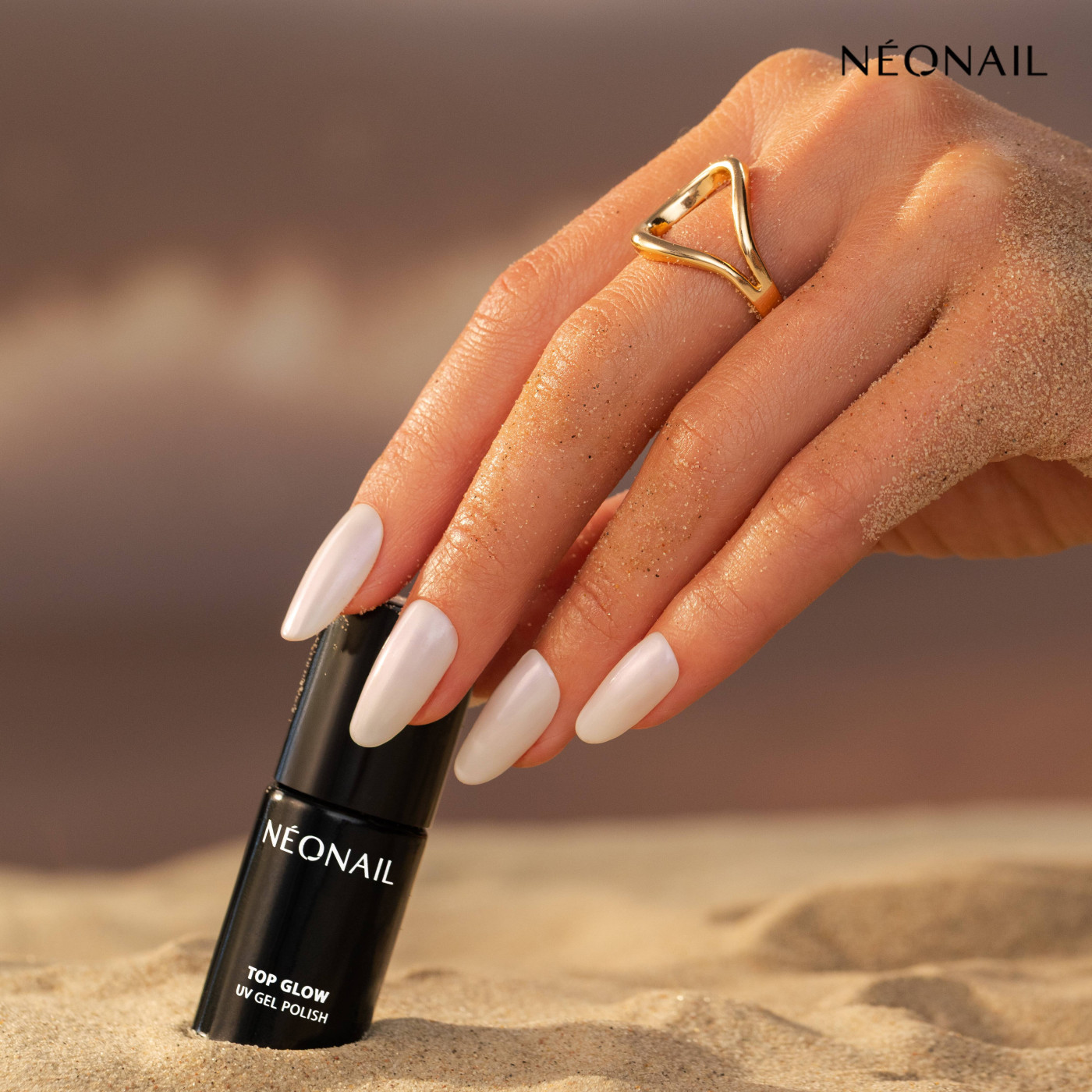UV Nagellack 7,2 ml - Top Glow Pearl Effect UV Nagellack 7,2 ml - Top Glow Pearl Effect