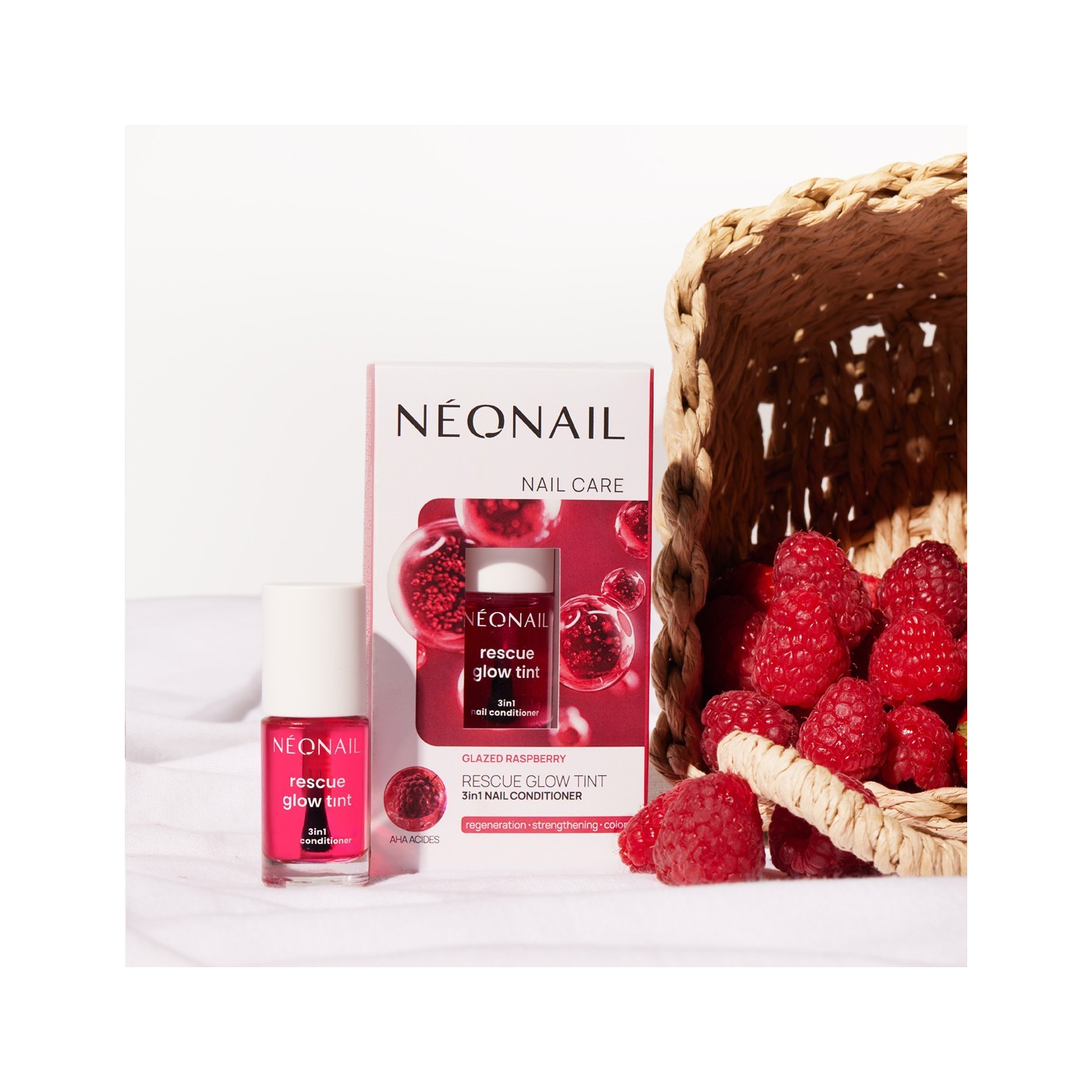3in1 Nail Conditioner Rescue Glow Tint Glazed Raspberry 3in1 Nail Conditioner Rescue Glow Tint Glazed Raspberry