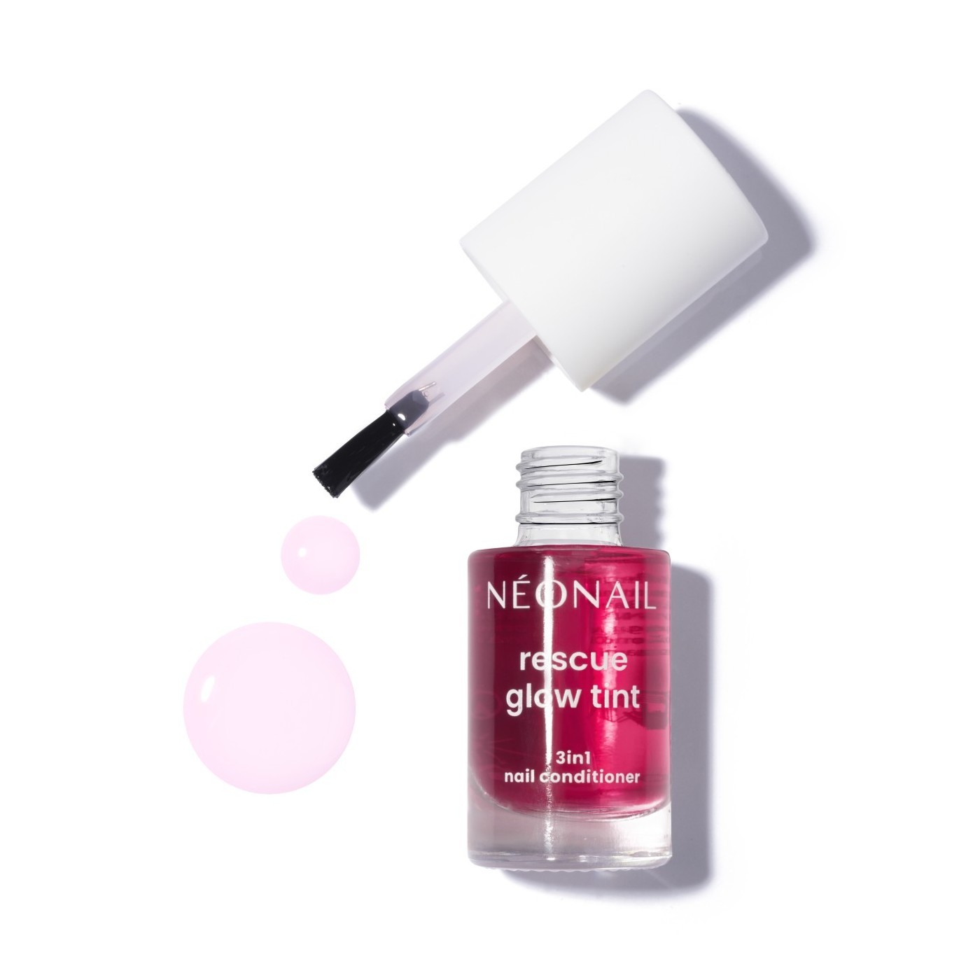 3in1 Nail Conditioner Rescue Glow Tint Glazed Strawberry
