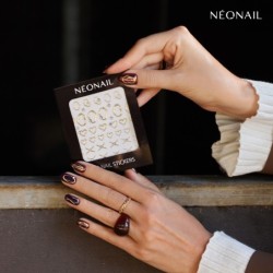 3D Nail Stickers Gold Abstract | NEONAIL
