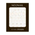 3D Nail Stickers Gold Abstract | NEONAIL