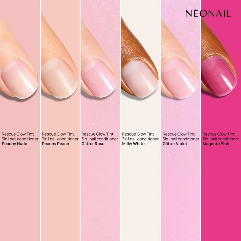 Rescue Glow Tint 3-in-1 Nail Conditioner Milky White &ndash; Pflege & milchiger Glanz f&uuml;r sch&ouml;ne N&auml;gel