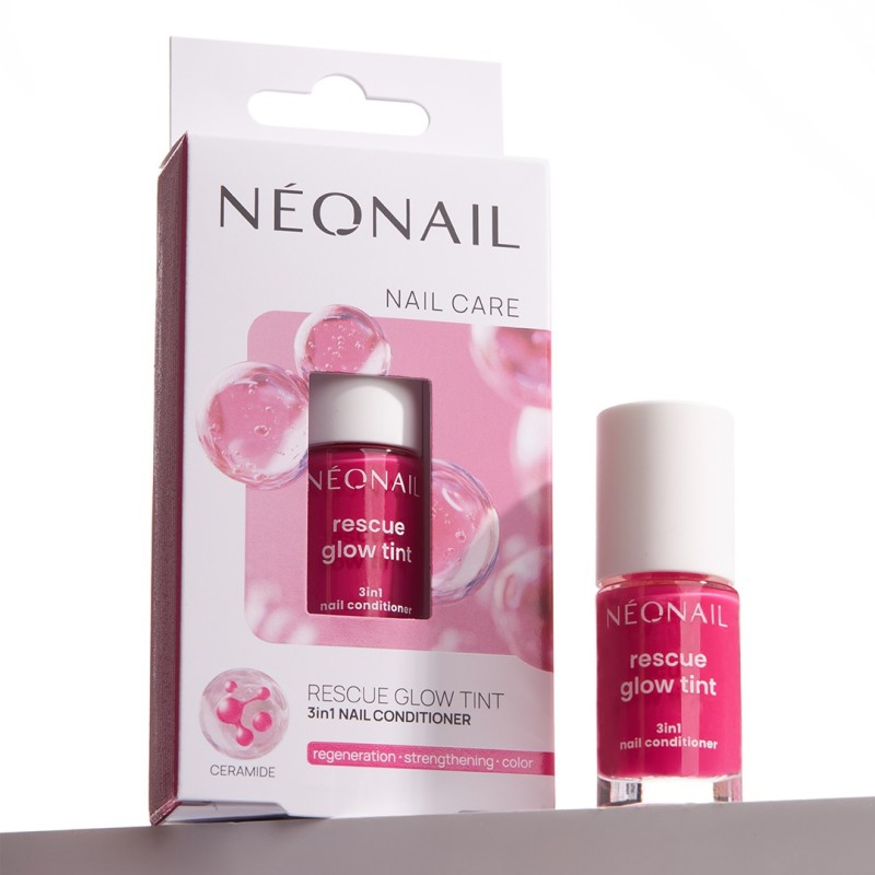 Rescue Glow Tint 3in1 Nail Conditioner Magenta Pink Rescue Glow Tint 3in1 Nail Conditioner Magenta Pink
