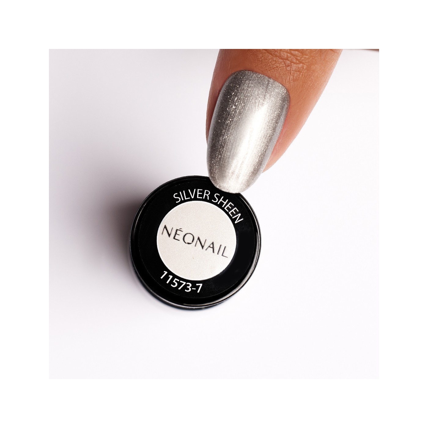 UV Nagellack 7,2 ml - Silver Sheen UV Nagellack 7,2 ml - Silver Sheen