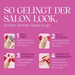 Flex Gel Press Ons 32 pc &ndash; Perfect French Medium Almond | NEONAIL