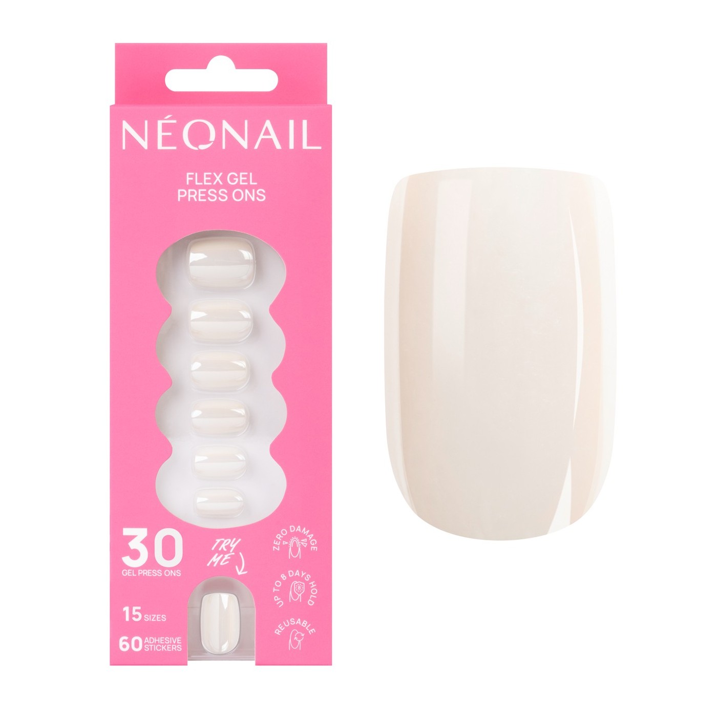 Flex Gel Press Ons 30 pc – Glazed Toffee Short Square | NEONAIL Flex Gel Press Ons 30 pc – Glazed Toffee Short Square | NEONAIL