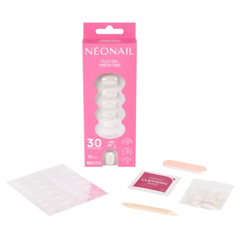 Flex Gel Press Ons 30 pc – Glazed Toffee Short Square | NEONAIL Flex Gel Press Ons 30 pc – Glazed Toffee Short Square | NEONAIL