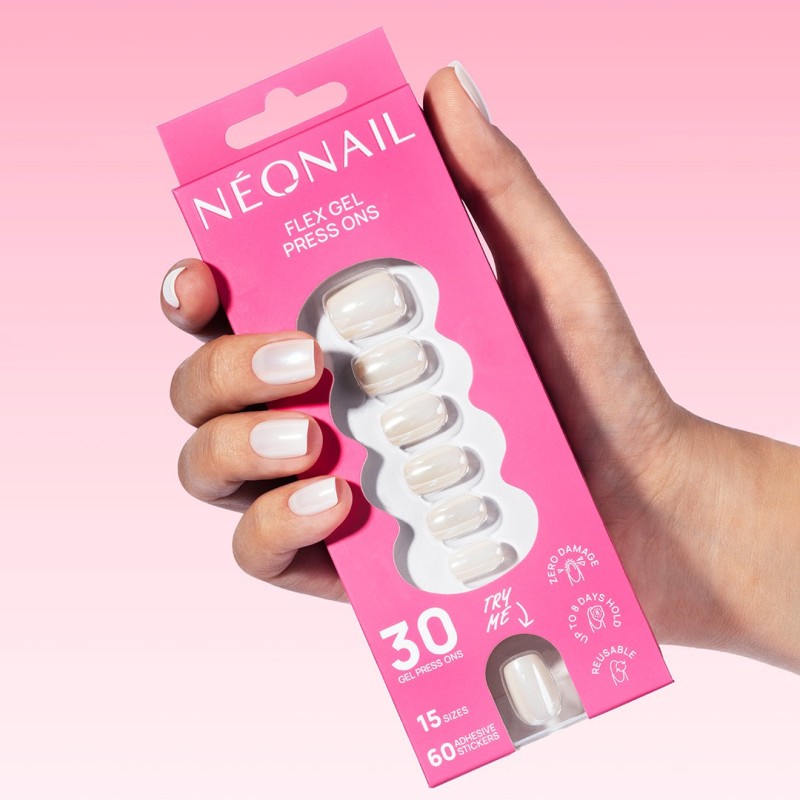 Flex Gel Press Ons 30 pc – Glazed Toffee Short Square | NEONAIL Flex Gel Press Ons 30 pc – Glazed Toffee Short Square | NEONAIL