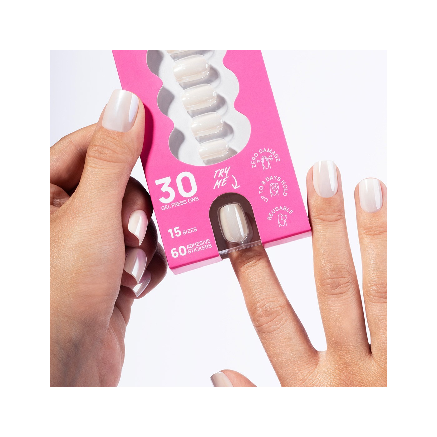 Flex Gel Press Ons 30 pc – Glazed Toffee Short Square | NEONAIL Flex Gel Press Ons 30 pc – Glazed Toffee Short Square | NEONAIL