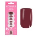 Flex Gel Press Ons 30 pc &ndash; Merlot Short Square | NEONAIL