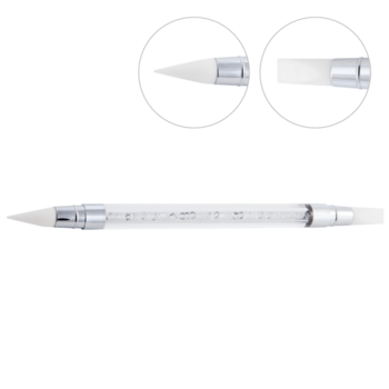 Double-sided STUDIO LINE silicone brush