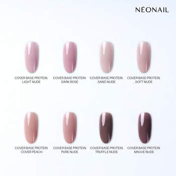 UV Nagellack 7,2 ml - Cover Base Protein Soft Nude