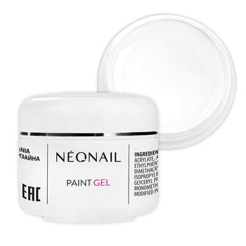 Paint UV/LED Gel  5 ml - White Rose