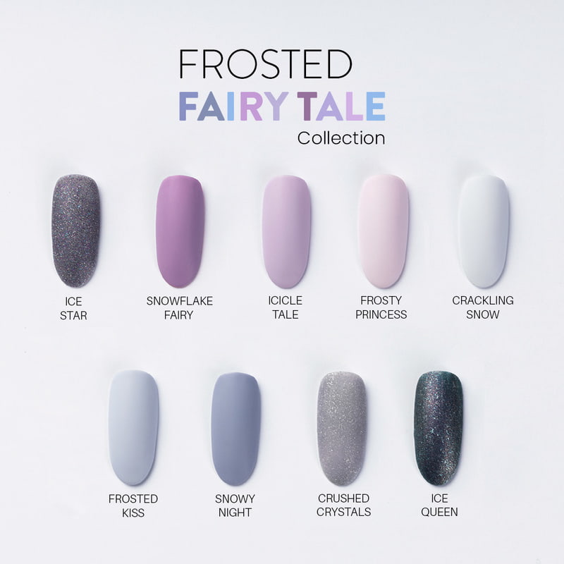 Frosted Fairy Tale Mat Nails