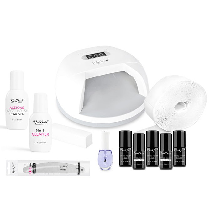 SET 3x UV Nagellack Mit Der LED Lampe 36W ECO 2 Zubehör